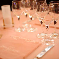 Décoration de table du restaurant le FRANCAIS